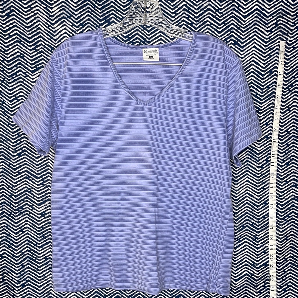 Women's Purple Striped Top